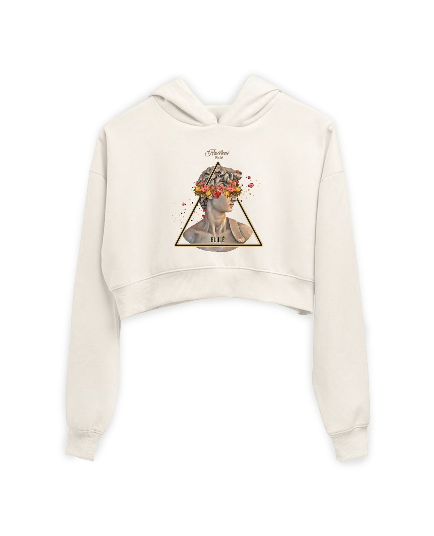 Resilient Cropped Hoodie Vainilla