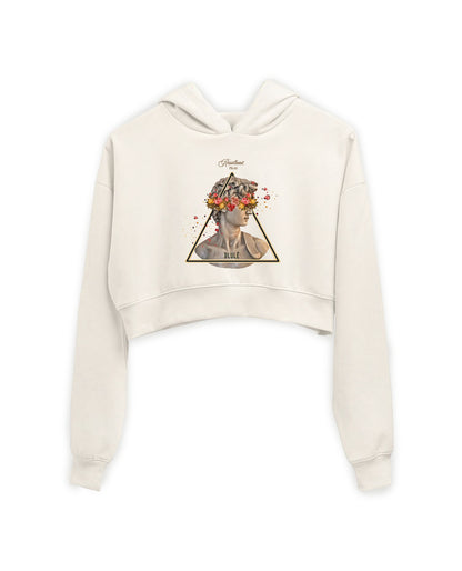 Resilient Cropped Hoodie Vainilla