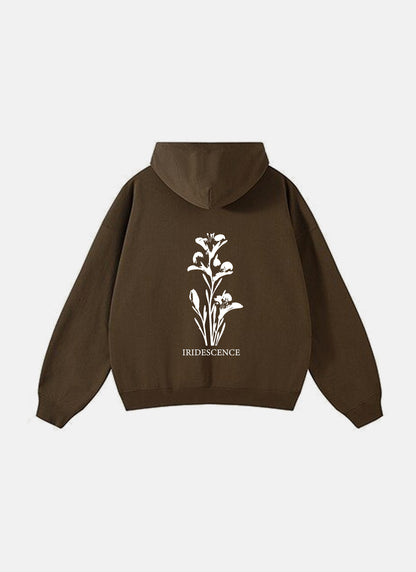 Iridescence Hoodie Brown