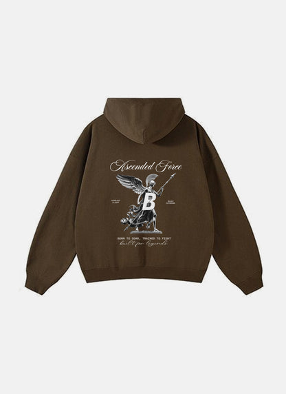 Ascended Force Hoodie Brown