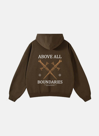 Boundaries Hoodie Brown