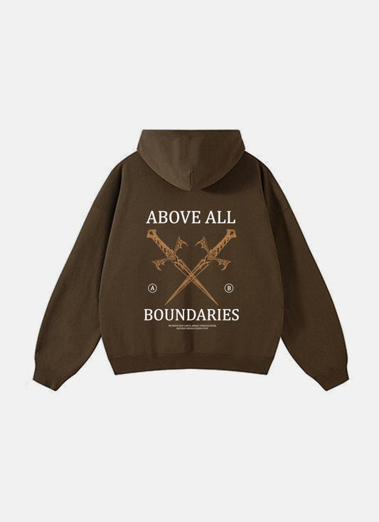 Boundaries Hoodie Brown