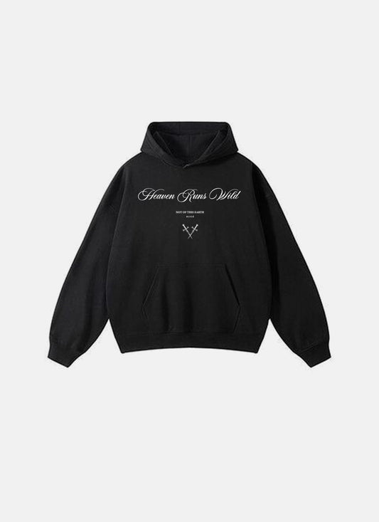 Heaven Runs Wild Hoodie Black