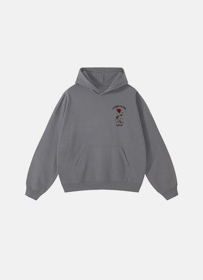 Eternal Bloom Hoodie Grey