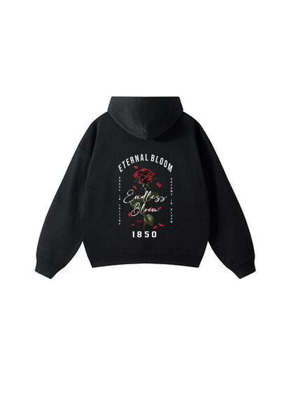Eternal Bloom Hoodie Black