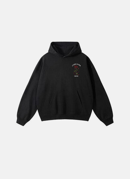 Eternal Bloom Hoodie Black