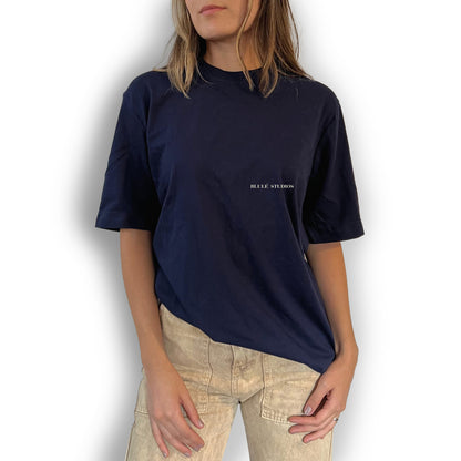 Camiseta Unisex Regular Fit Blule Studios Azul Navy