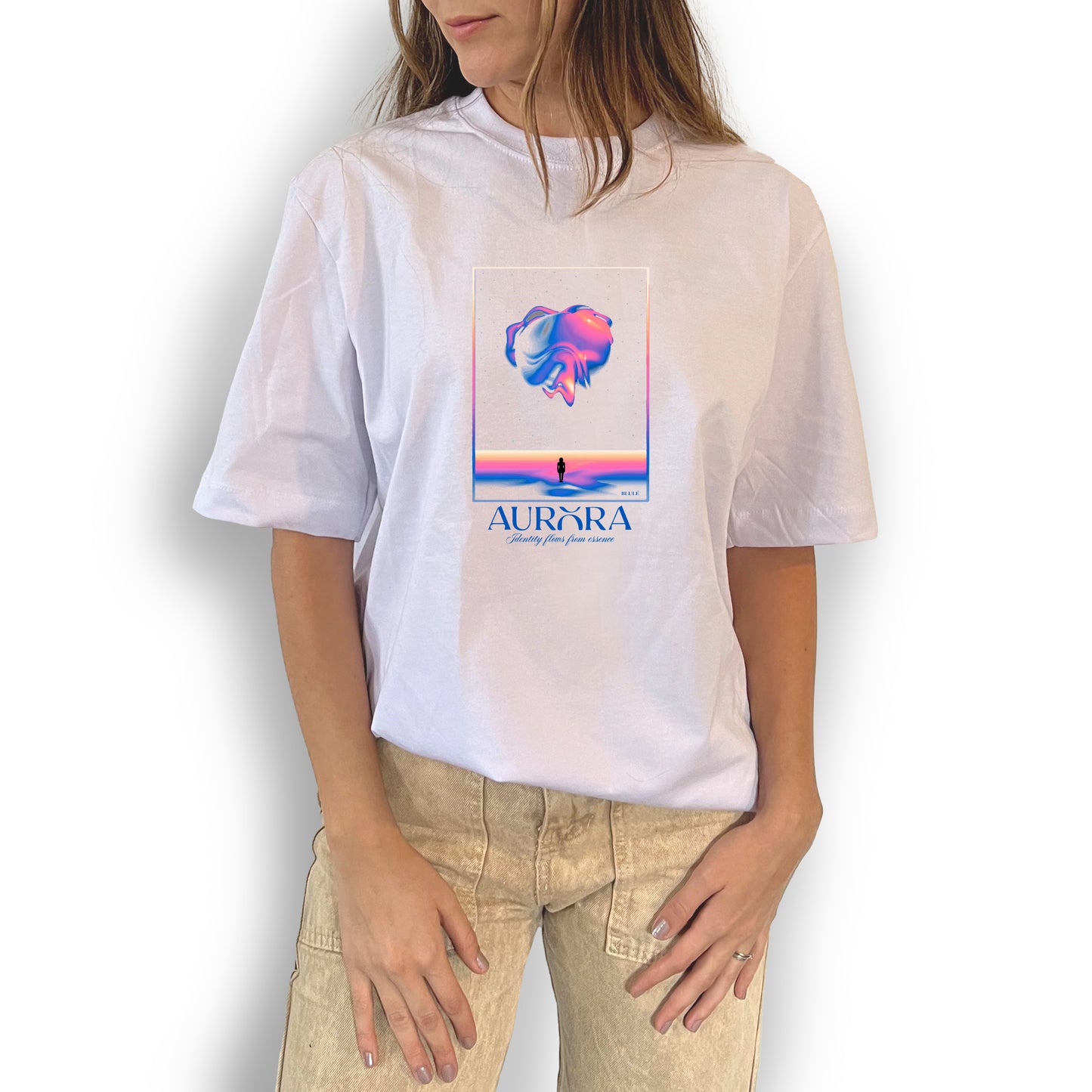 Camiseta Unisex Regular Fit Aurora Blanco