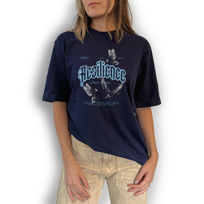 Camiseta Regular Fit Unisex Seagulls Azul Navy