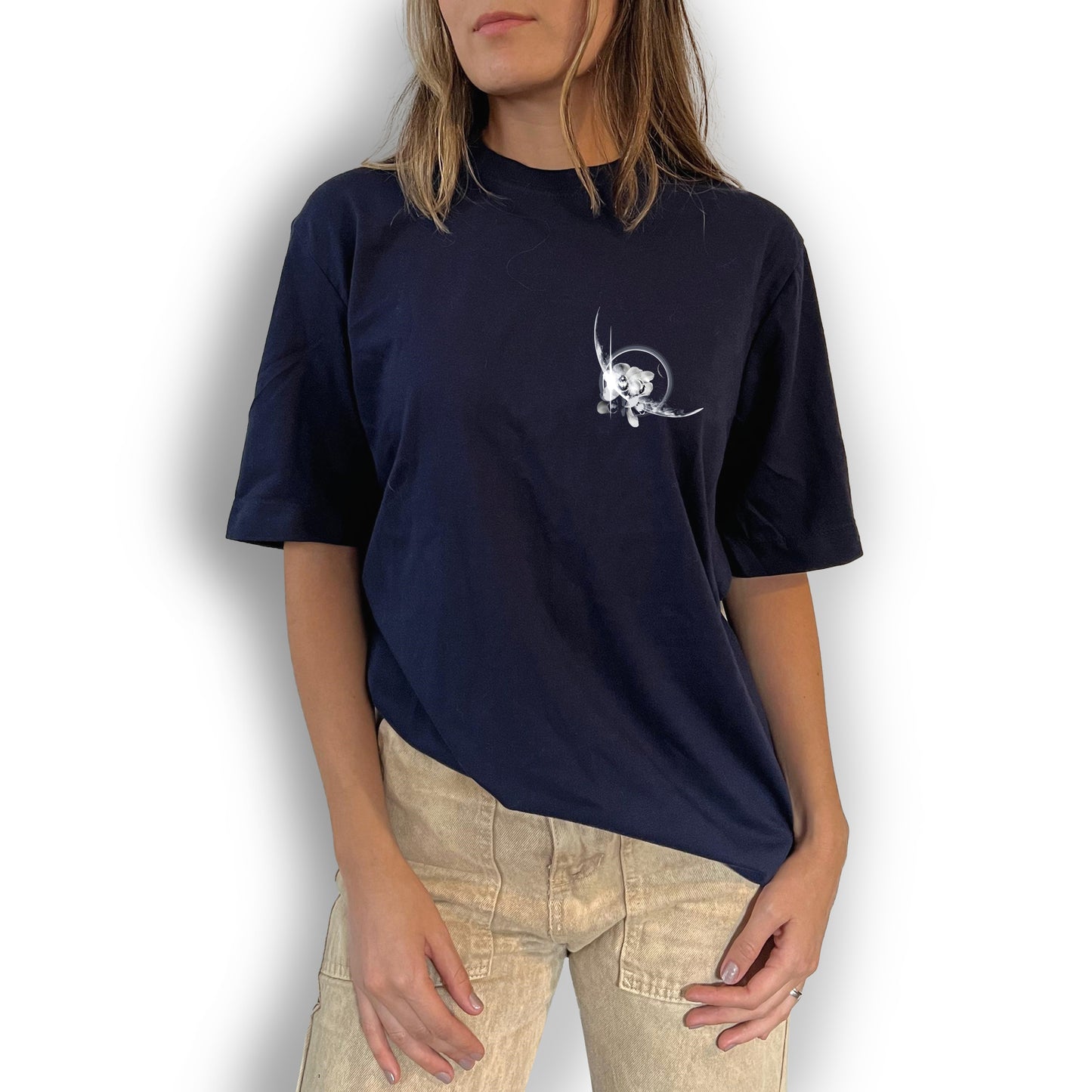 Camiseta Regular Fit Unisex Moon Azul Navy