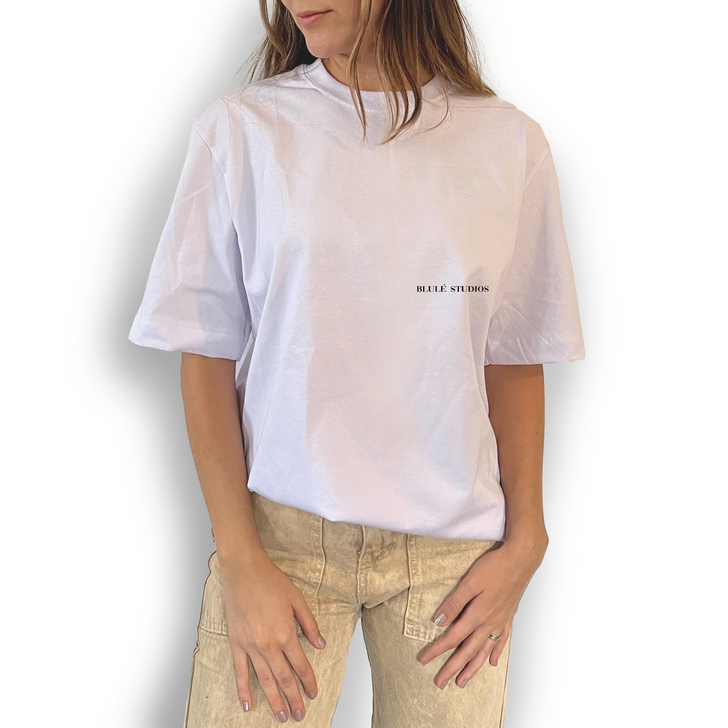 Camiseta Unisex Regular Fit Blule Studios Blanco