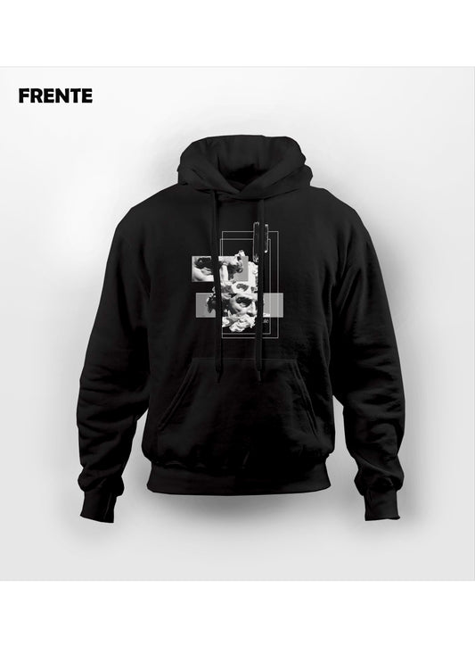 Hoodie Unisex Regular Fit Zeus Negro