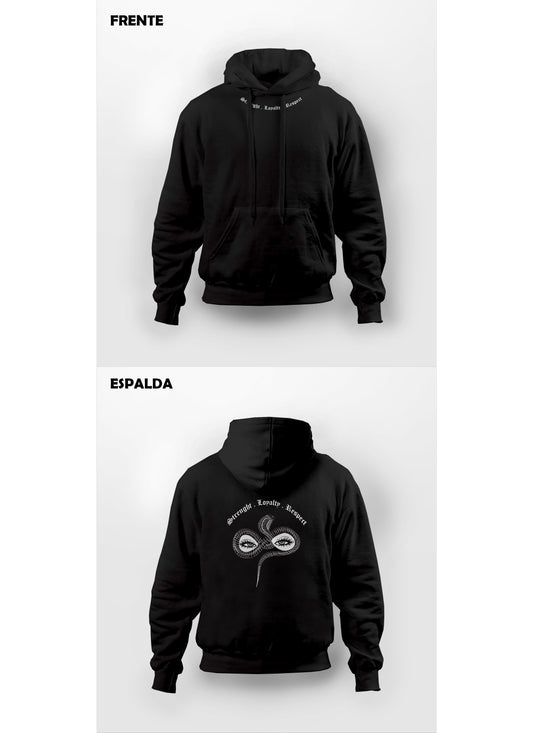 Hoodie Unisex Regular Fit Snake Eyes Negro