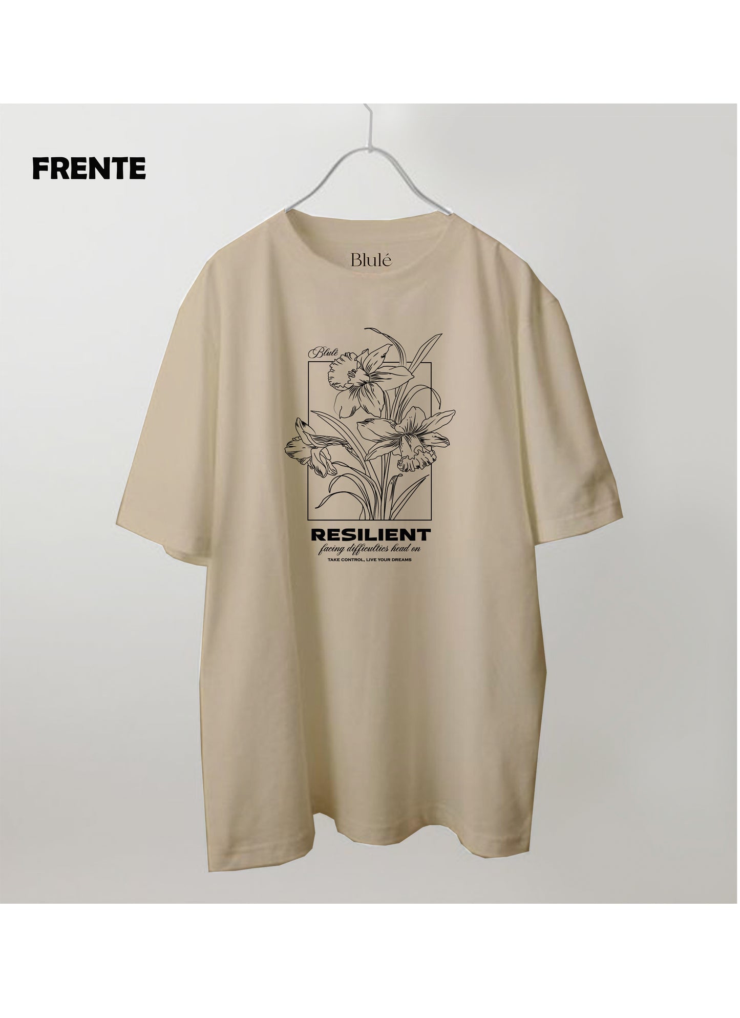 Camiseta Oversized Premium Unisex Lirio