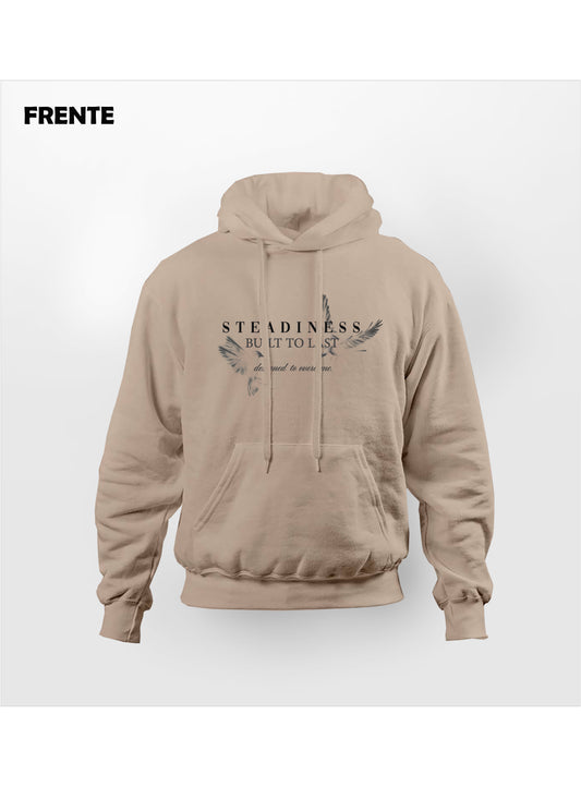 Hoodie Unisex Regular Fit Steadiness Nude