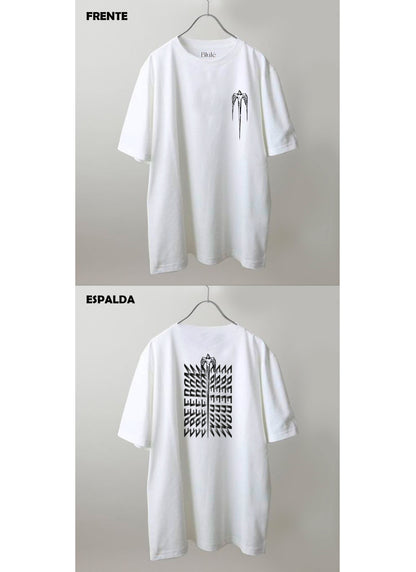 Imagen Camiseta Oversized Premium Unisex Freedom Blanco