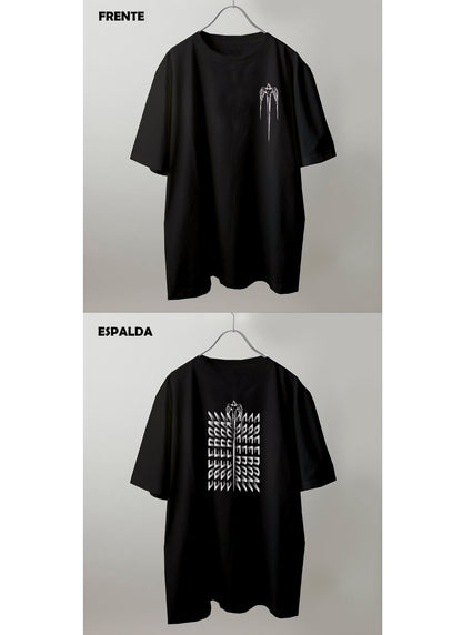 Imagen Camiseta Oversized Premium Unisex Freedom Negro