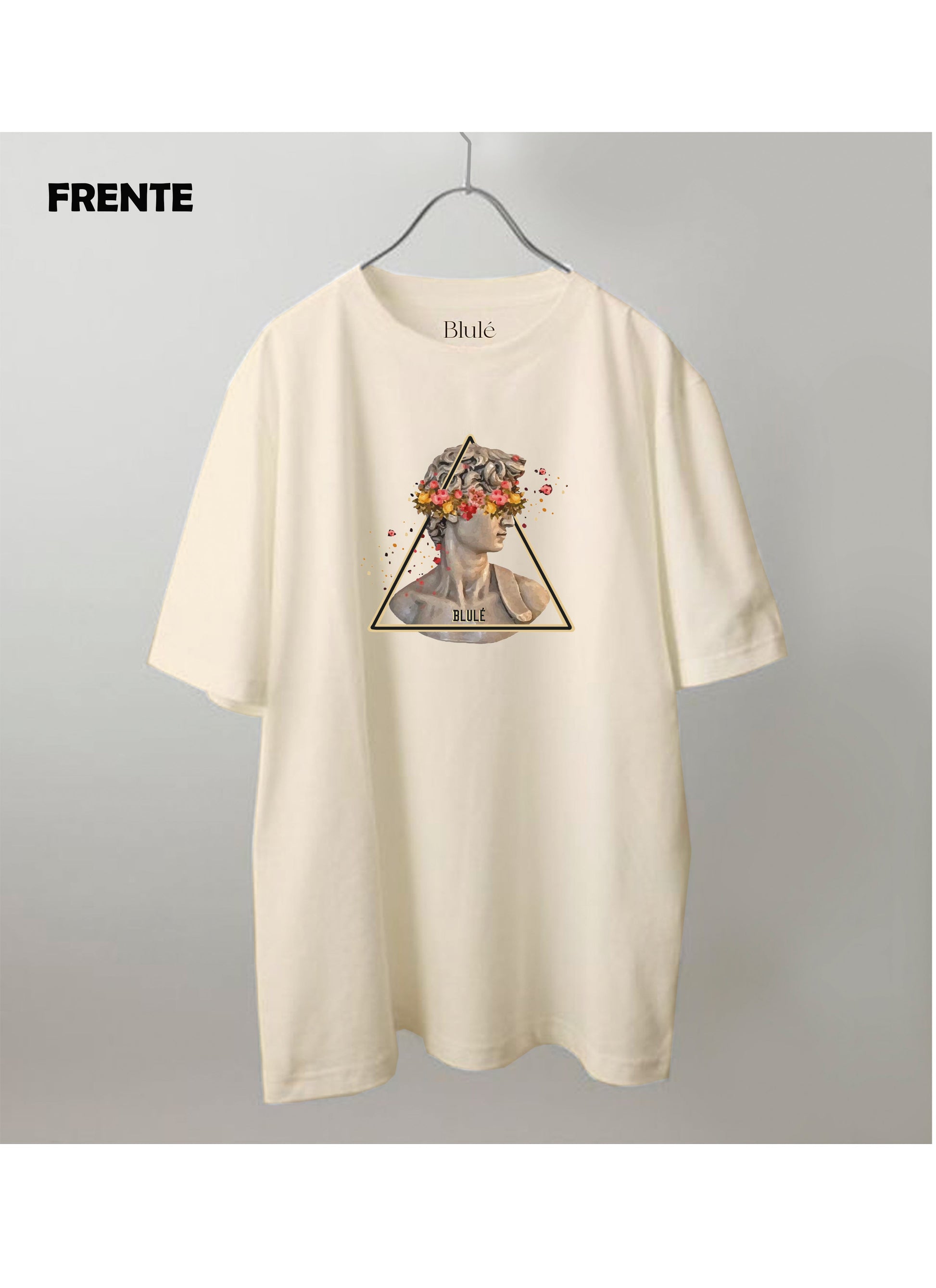 Imagen Camiseta Oversized Premium Unisex David Floresciente Vainilla